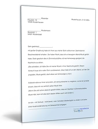 Zurückweisung Beschwerde Lärmbelästigung Pdf Download Amazonde