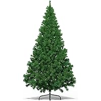 6 Ft Artificial Christmas Tree for Home, Office and Party Decoration, Holiday Xmas Tree with 1000 Branch Tips, Metal Hinges &