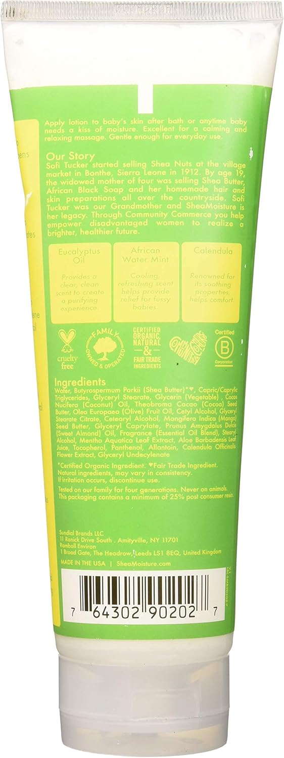 shea moisture eucalyptus baby lotion