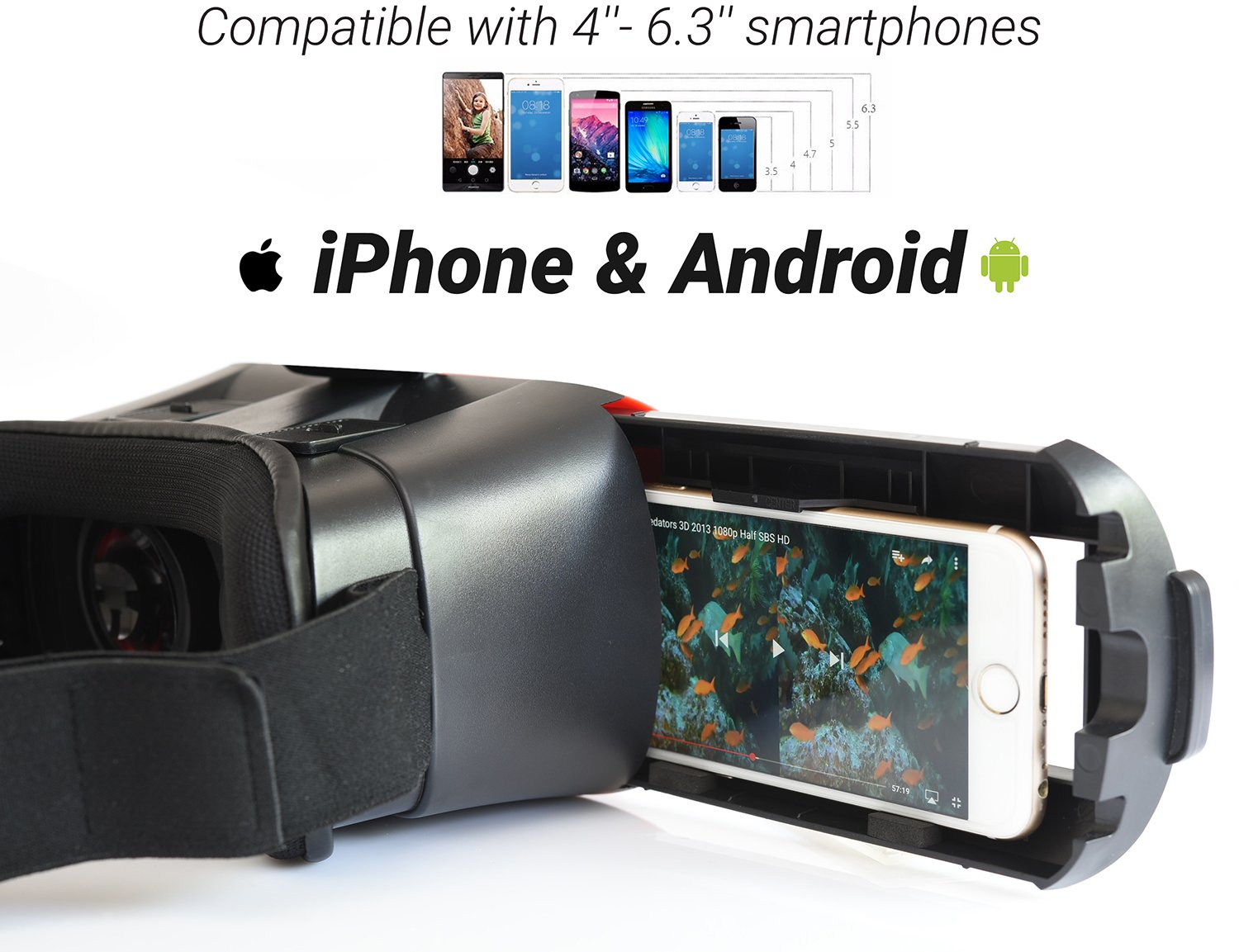 Mua BNEXT VR Headset Compatible with iPhone & Android Phone Universal