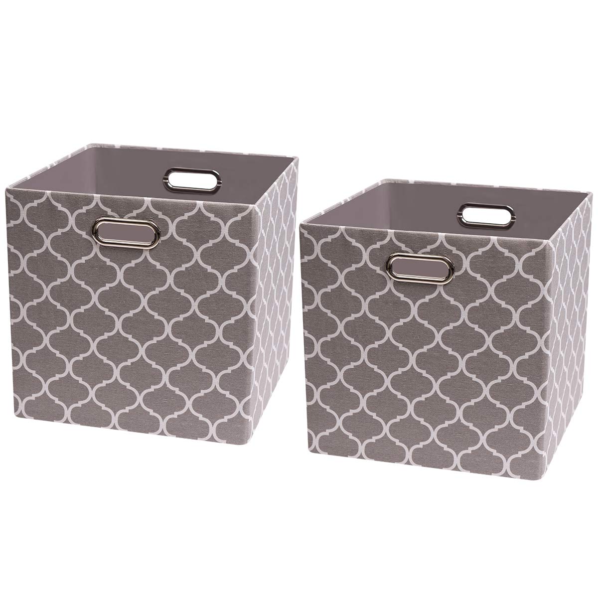 Cubesオーガナイザーバスケットビンコンテナ引き出しのおもちゃ 服 ランドリー Storage Collapsible Lantern Posprica 2 グレー B07cwd31jd Grey 収納家具 価格は安く