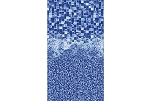 Aqua Coastal Bali Overlap Round Above Ground Pool Liner, 48"-54" (15')