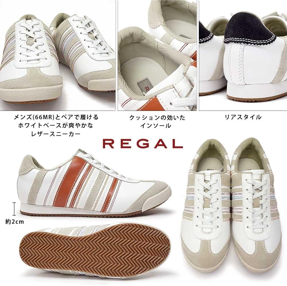 Amazon リーガル レディーススニーカー Be72 レザー カジュアルシューズ Regal リーガル レースアップ
