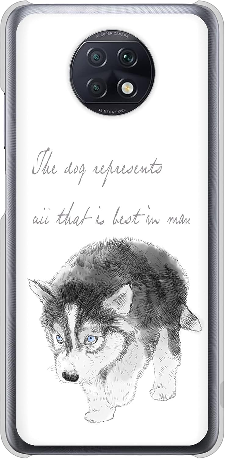Amazon シャオミ レッドミー ノート9t クリア ケース カバー Yj194 ハスキー 犬 イラスト かわいい 素材クリア 品 ケース カバー 通販