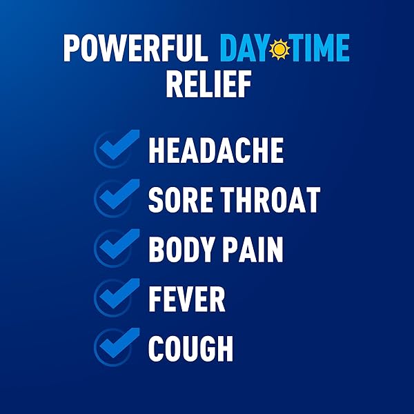 MUCINEX FAST-MAX MAXIMUM STRENGTH DAY & NIGHT COLD AND FLU MEDICINE FOR ADULTS, POWERFUL OVER-THE-COUNTER MEDICATION FOR COLD & FLU SYMPTOMS, FAST RELEASE CAPLETS, 40 COUNT