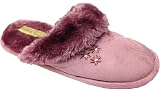 Coolers Ladies Womens Premier Fluffy Bedroom Slippers Mules Shoes Size 3-8-