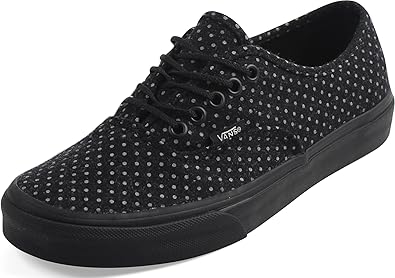 vans black polka dot