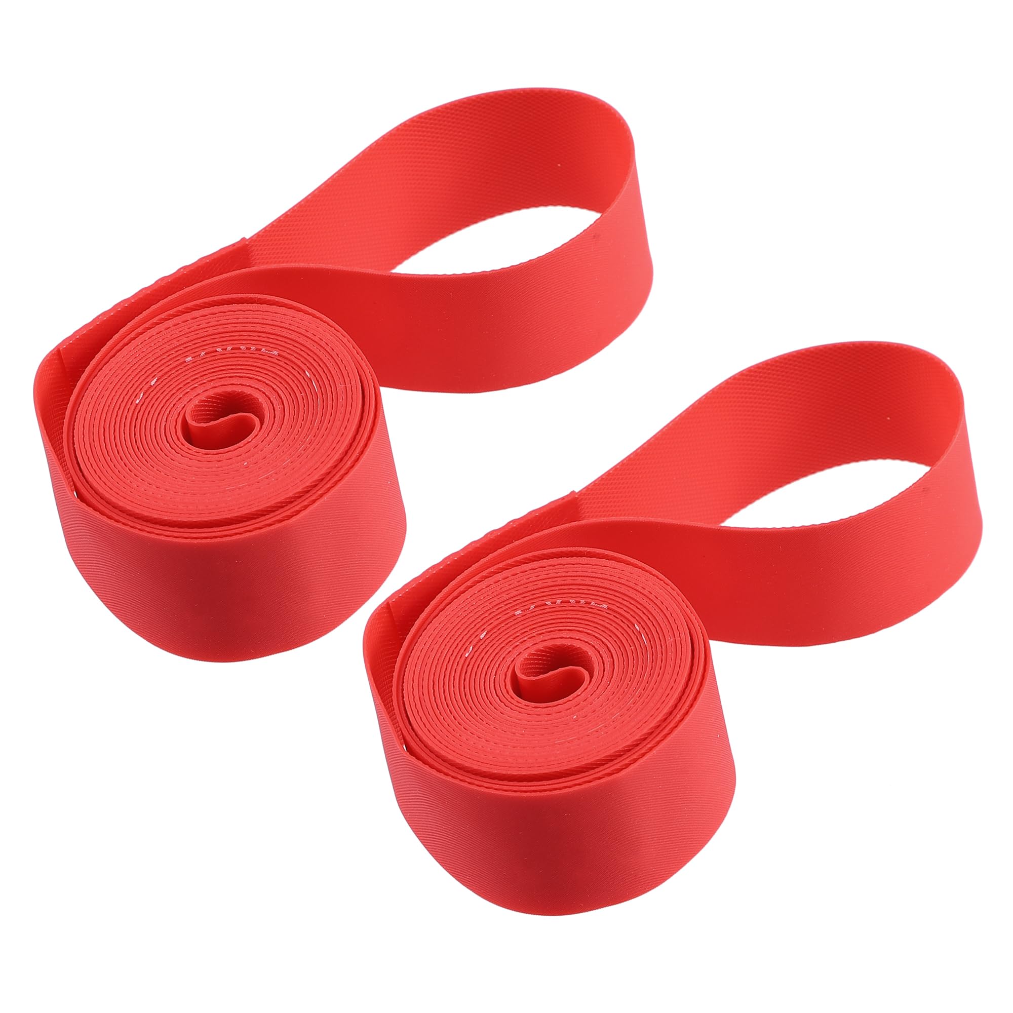 A ABSOPRO 29" Bike Wheel Rim Strip Rim Tape Inner Tube Band PVC Red (Set of 2)