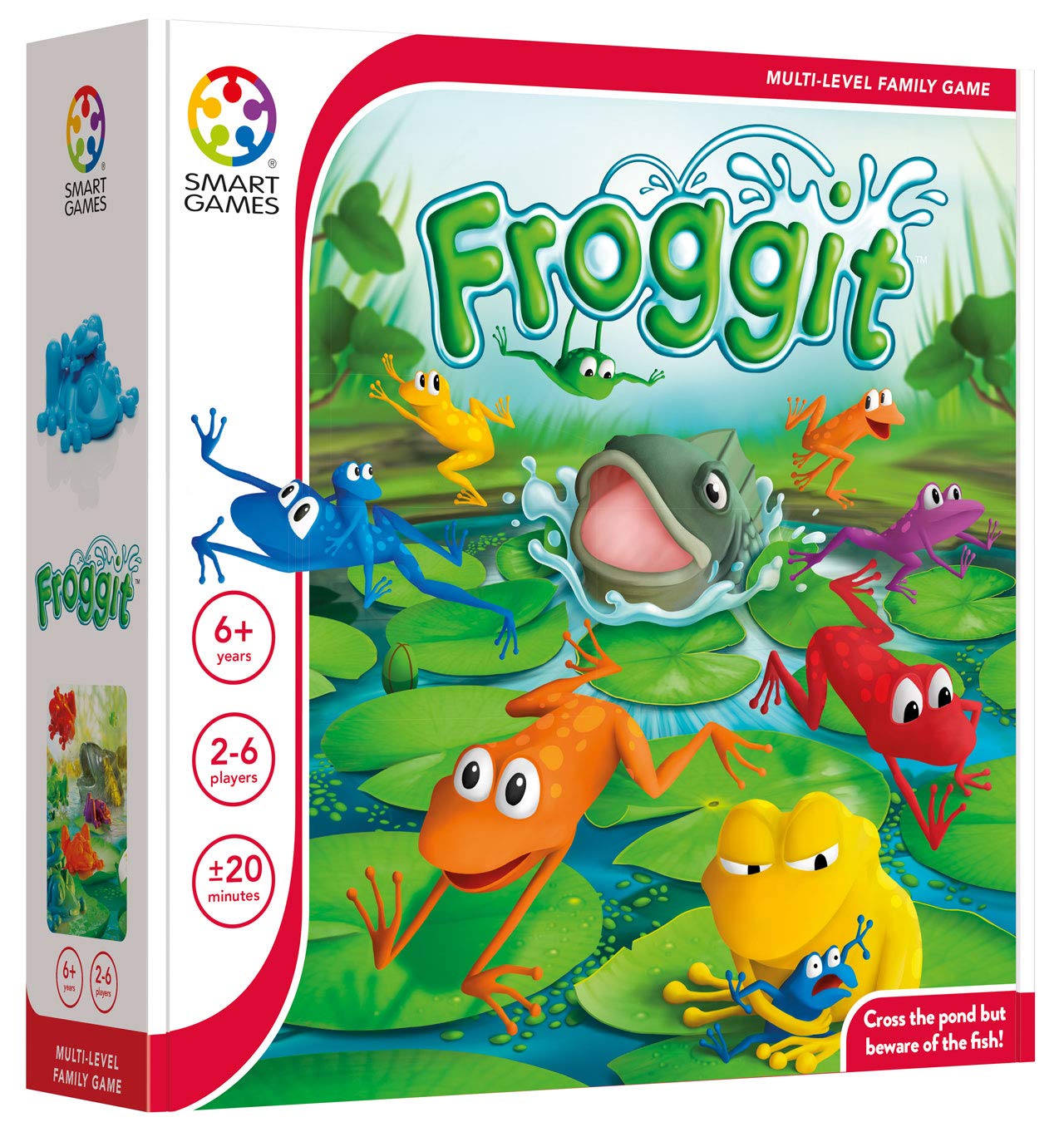 SmartGames - Froggit, Multi-Level Family Game, 2-6 Players, Ages 6+