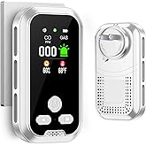 4in1 Plug in Carbon Monoxide Alarm & Combustible Natural Gas Alarm Combination Detector Builti-in Backup Battery HD Screen [S