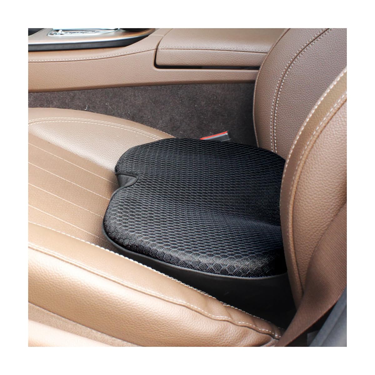 Photo 1 of Suvnie Car Seat Cushion, Memory Foam Auto Wedge Seat Pad, Comfort Low Back and Tailbone Sciatica Pain Relief Driving Pillow, Breathable Non Slip Orthopedic Support Pad, Universal for Men Women (Black)