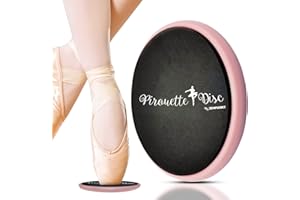 ZENMARKT Ballet Pirouette Disc for Dancers - Portable Turn Disc for Dancing on Releve, Gymnastics and Ice Skaters - for Better Pirouette Technique, Releve, Turns and Dance Spinning