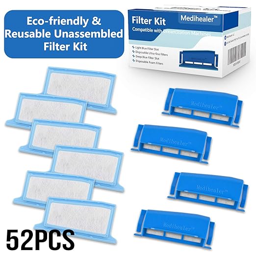 Medihealer CPAP Filters 52 Packs Compatible with Philips