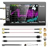 SEESII Upgraded NanoVNA-H4 Vector Network Analyzer, Latest V4.4 9KHz-1.5GHz HF VHF UHF 4" Touch Screen VNA Antenna Analyzer Measures S Parameters,Voltage Standing Wave Ratio, Phase,Delay, Smith Chart