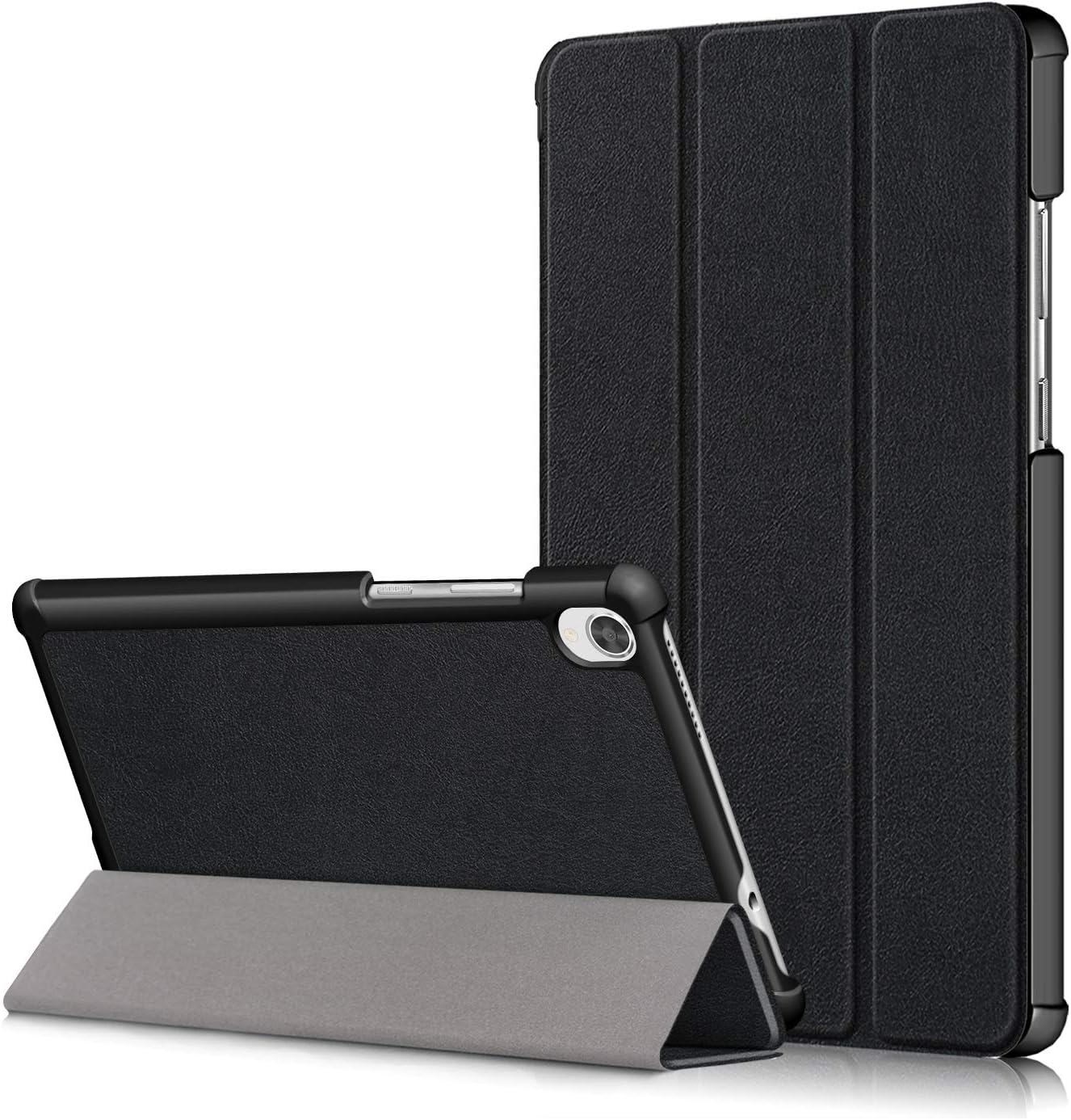 Gylint Lenovo Tab M8 Case, Smart Case Trifold Stand Slim Lightweight Case Cover for Lenovo Tab M8 FHD TB-8705F / TB-8705N / TB-8505F / TB-8505X Tablet Black