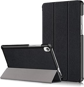 Gylint Lenovo Tab M8 Case, Smart Case Trifold Stand Slim Lightweight Case Cover for Lenovo Tab M8 FHD TB-8705F / TB-8705N / TB-8505F / TB-8505X Tablet Black