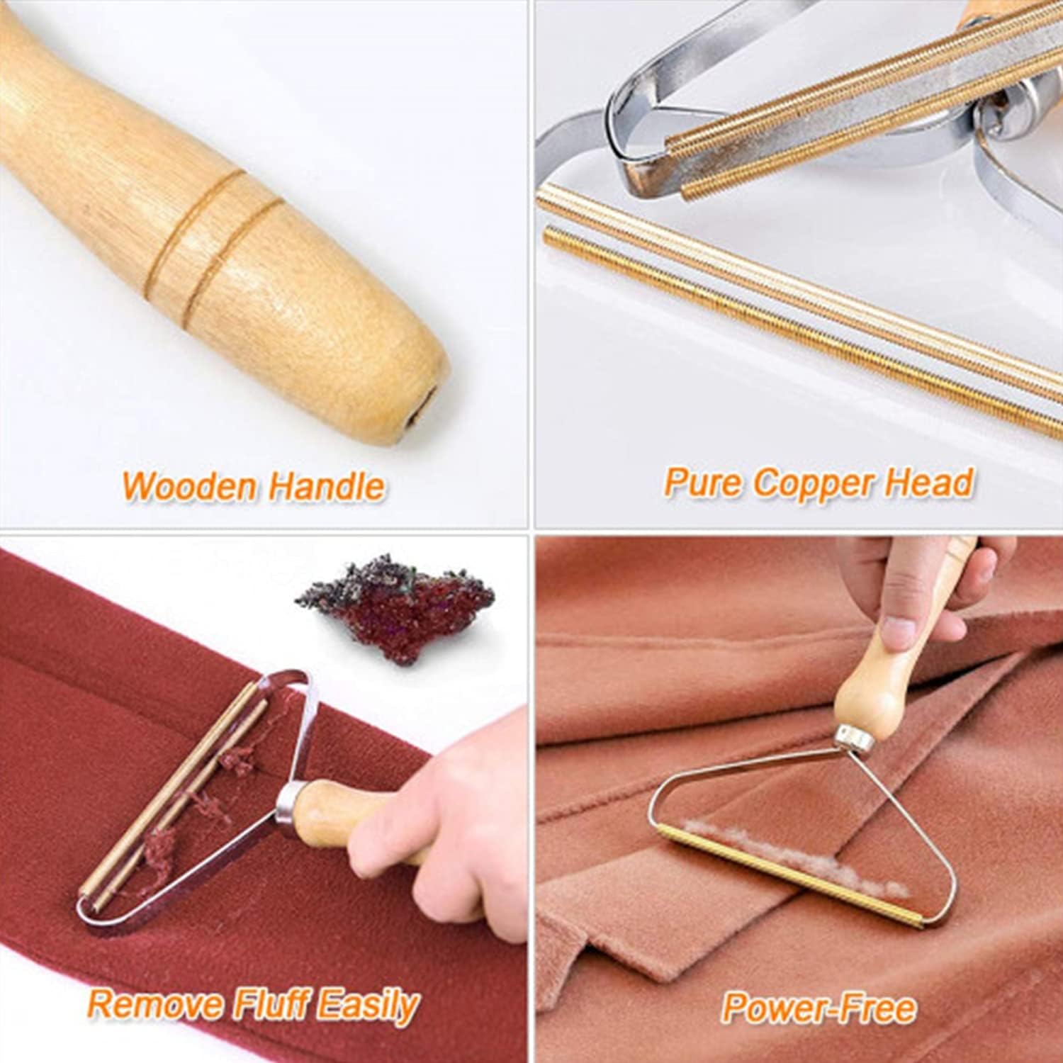 2 Pack Uproot Lint Cleaner, Portable Lint Remover, Lint Roller, Pet Hair Remover, Clothes Fuzz Shaver Hairball Quick Epilator Lint Shaver Pet Hair from Clothing Furniture Blanket Couch Carpets: Kitchen & Dining