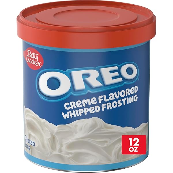 BETTY CROCKER OREO CREME FLAVORED WHIPPED FROSTING, GLUTEN...