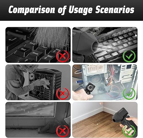 150000 RPM Jet Dry Blower - Portable High Speed Mini Blower For Car Drying & Cleaning