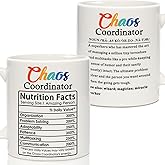 Breezy Valley Chaos Coordinator Mug Gifts for Women Men, Appreciation Gifts for Coworkers Leaving Gift, Boss Coworker Christmas Gift, Thank You, Goodbye, Going Away, Farewell Presents for Coworkers