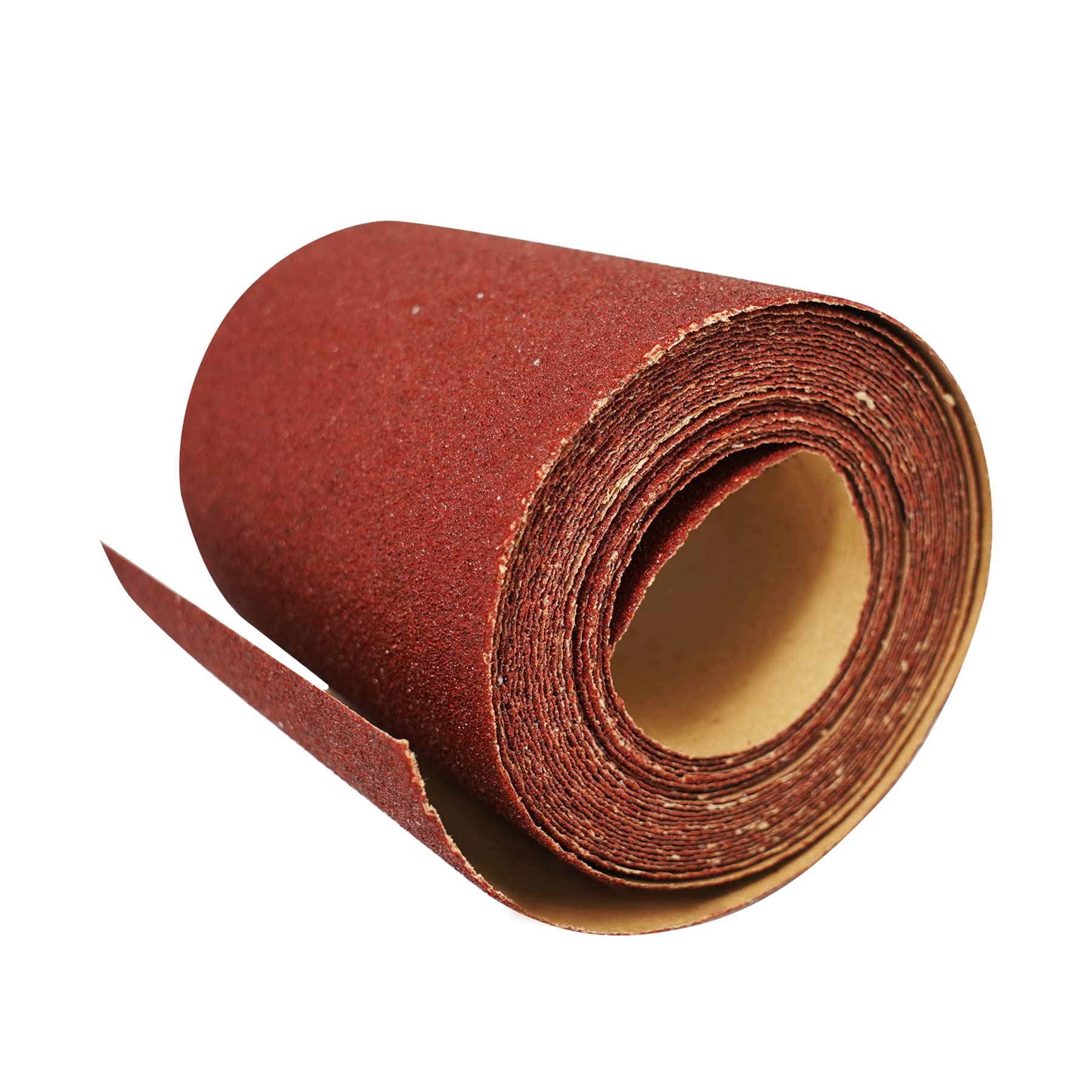 Dapetz ®ALUMINIUM OXIDE SANDING ROLL 115mm 5m RED GRIT 60 Sander, Ideal For Grinding Polishing Of Metal, Non-Metal, Wood, Rubber, Leather, Plastic, Stone, Glass And Other Materials.