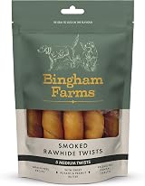 Natures Deli Bingham Farms Smoked Hide Peanut Butter Dog Treat Medium 5 pk 150 g view 1