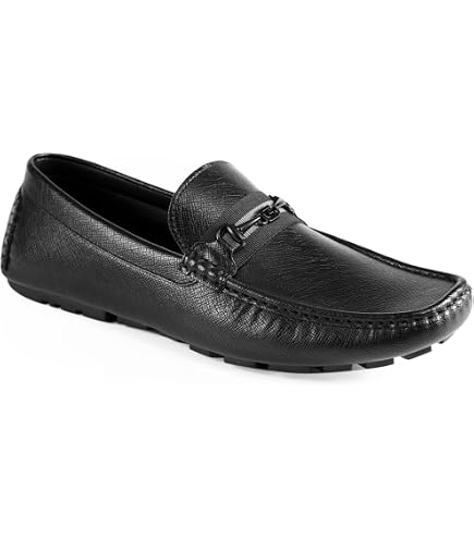 GUESS Alai Moc Toe Slip On Driving‎ Loafers Men\'s Shoes Black 10.5 M GUESS Men main image 3