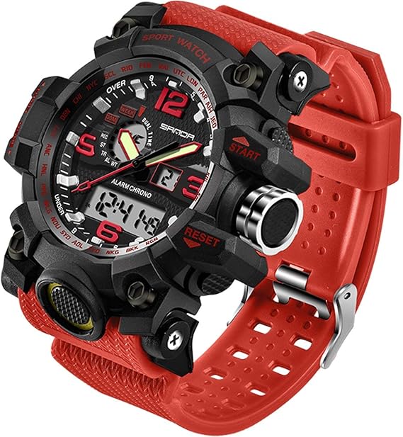 digital watch red display