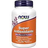 NOW Supplements, Super Antioxidants with Herbal Extracts and a Broad Spectrum of Flavonoids for Immune Support, 120 Veg Capsules