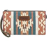 Montana West Wrangler Clutch Purses for Women Western Wristlet Wallet Boho Aztec Card Holder Zipper Handbags for Ladies AR-WG313-181GN