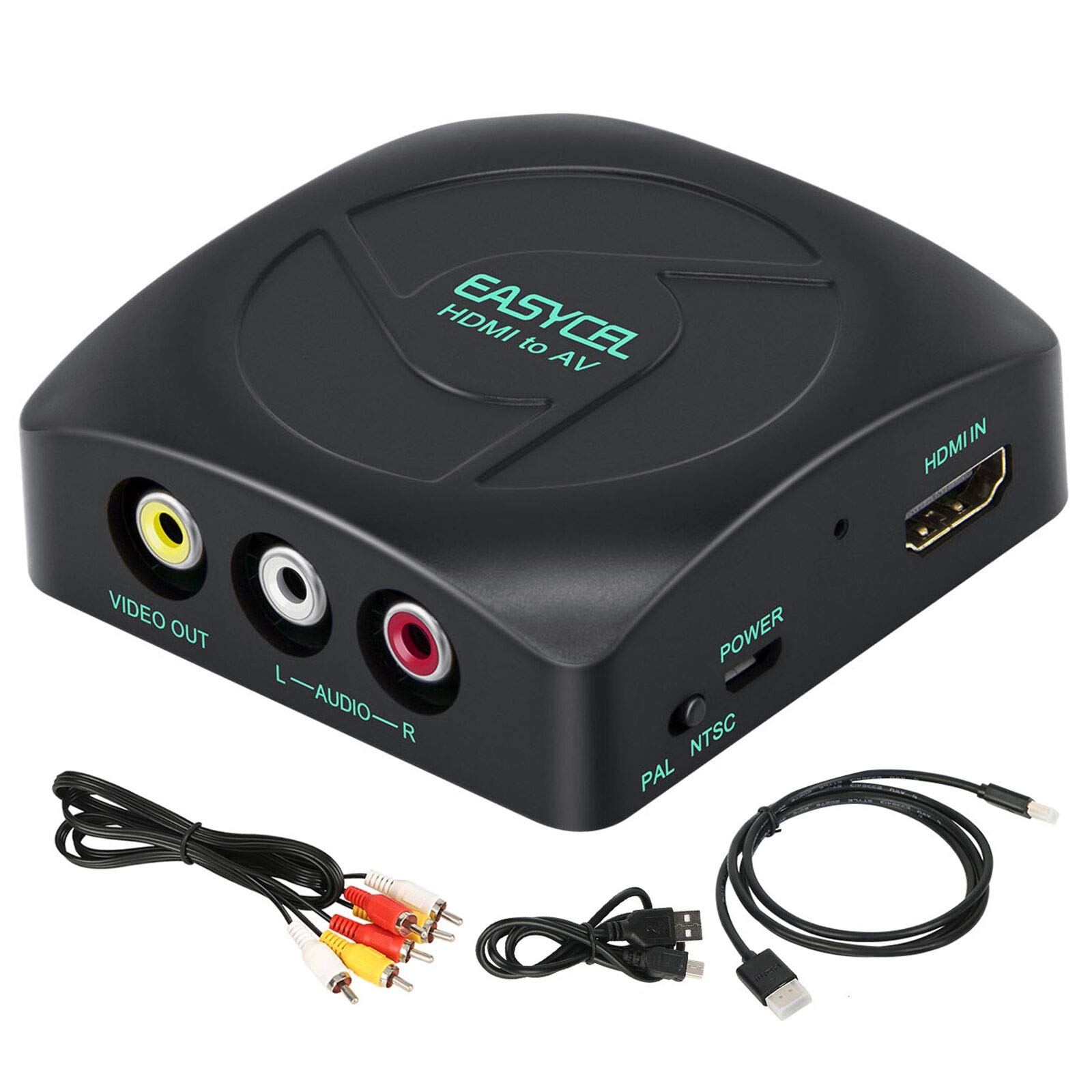 Buy HDMI to RCA Converter with HDMI and RCA Cables, EASYCEL HDMI to