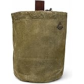 Campcraft Outdoors Bushcraft Cookware Bag, 2QT, Waxed Canvas, Khaki