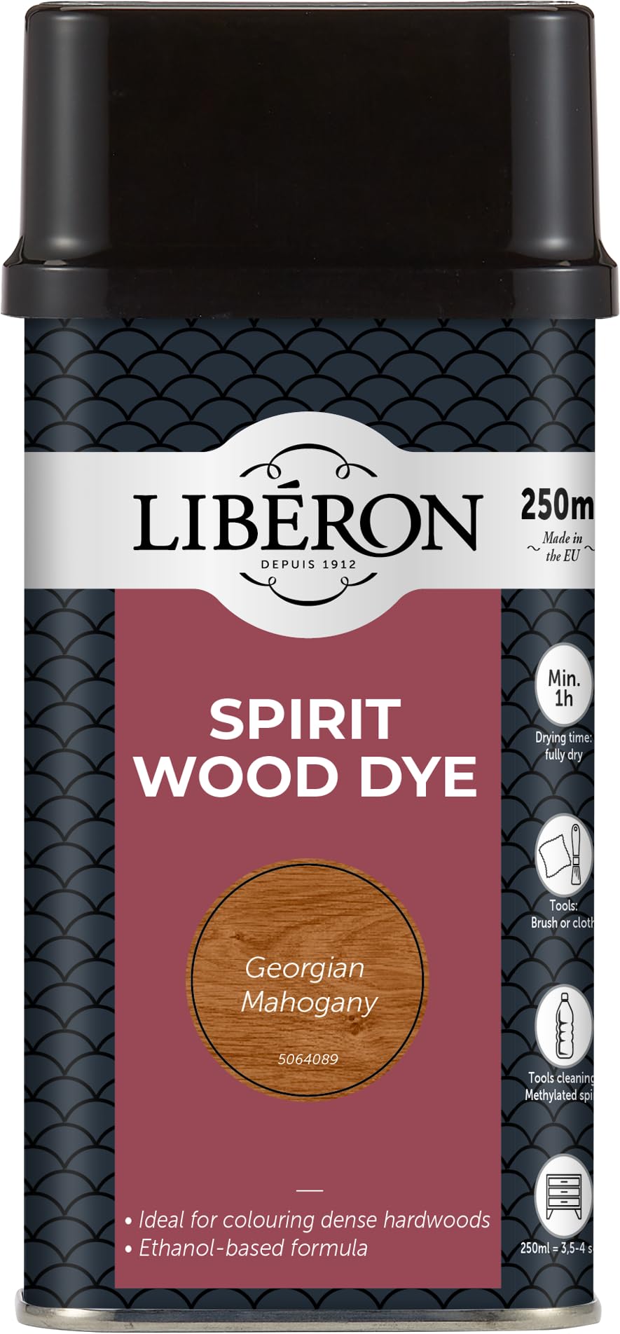 Libéron Spirit Wood Dye Georgian Mahogany 250ml