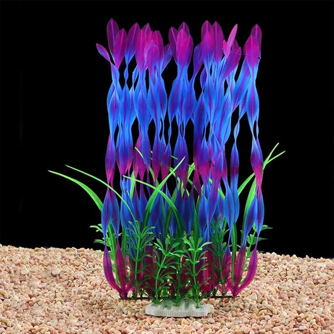 Large Aquarium Plants Artificial Plastic Fish Tank Plants Decoration