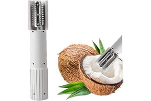 Cordless Electric Coconut Grater for Kitchen - Stainless Steel Blades Coconut Scraper Efficient Tool for Milk Meat Desserts