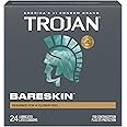 Trojan Bareskin Thin Premium Lubricated Condoms - 24 Count