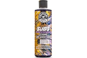 Chemical Guys HydroSuds Ceramic SiO₂ Shine High Foaming Car Wash Soap - Foam Cannon Soap, Works with Foam Guns or Bucket Washes for Cars, Trucks, Motorcycles, RVs, and More, Berry Scent - 16 oz