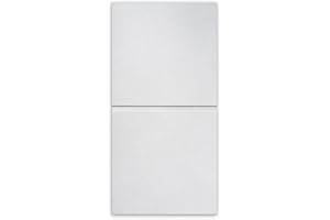 Armstrong 2x4 Ceiling Tiles - 10 pcs White; Acoustic Ceilings for Suspended Ceiling Grid; Dune Second Look 2712