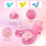 LOYO Princess Dress Up Shoes Set with Light Up Skirts 3 4 5 6 Years view 3
