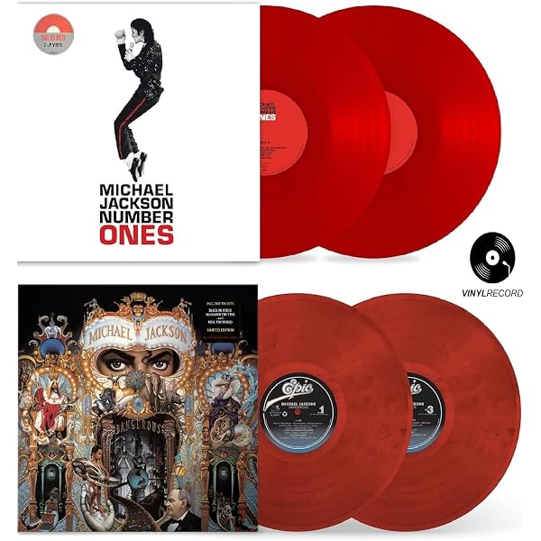 Number Ones: The Hit Songs ( Michael Jackson Solid Red Vinyl