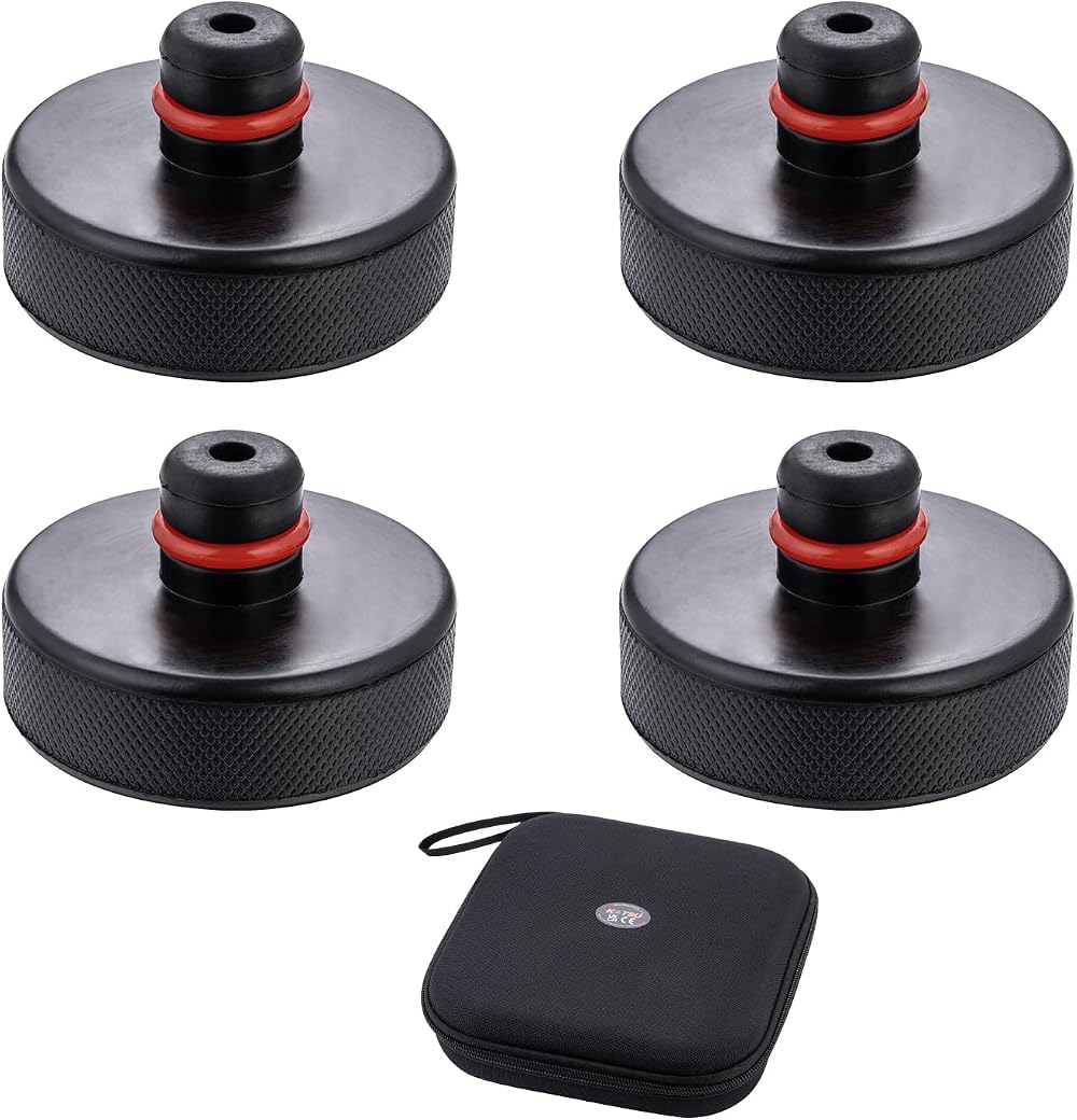 KATSU 4 Pack Lifting Jack Pad for Tesla Model 3 Y S X Rubber Lifting Pucks