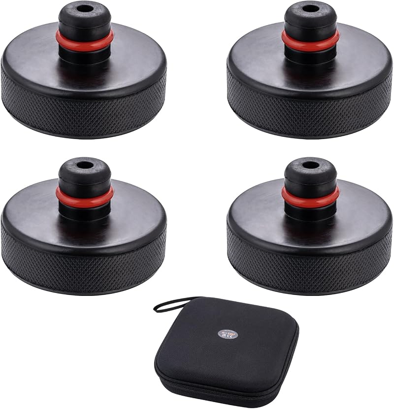 KATSU 4 Pack Lifting Jack Pad for Tesla Model 3 Y S X Rubber Lifting Pucks