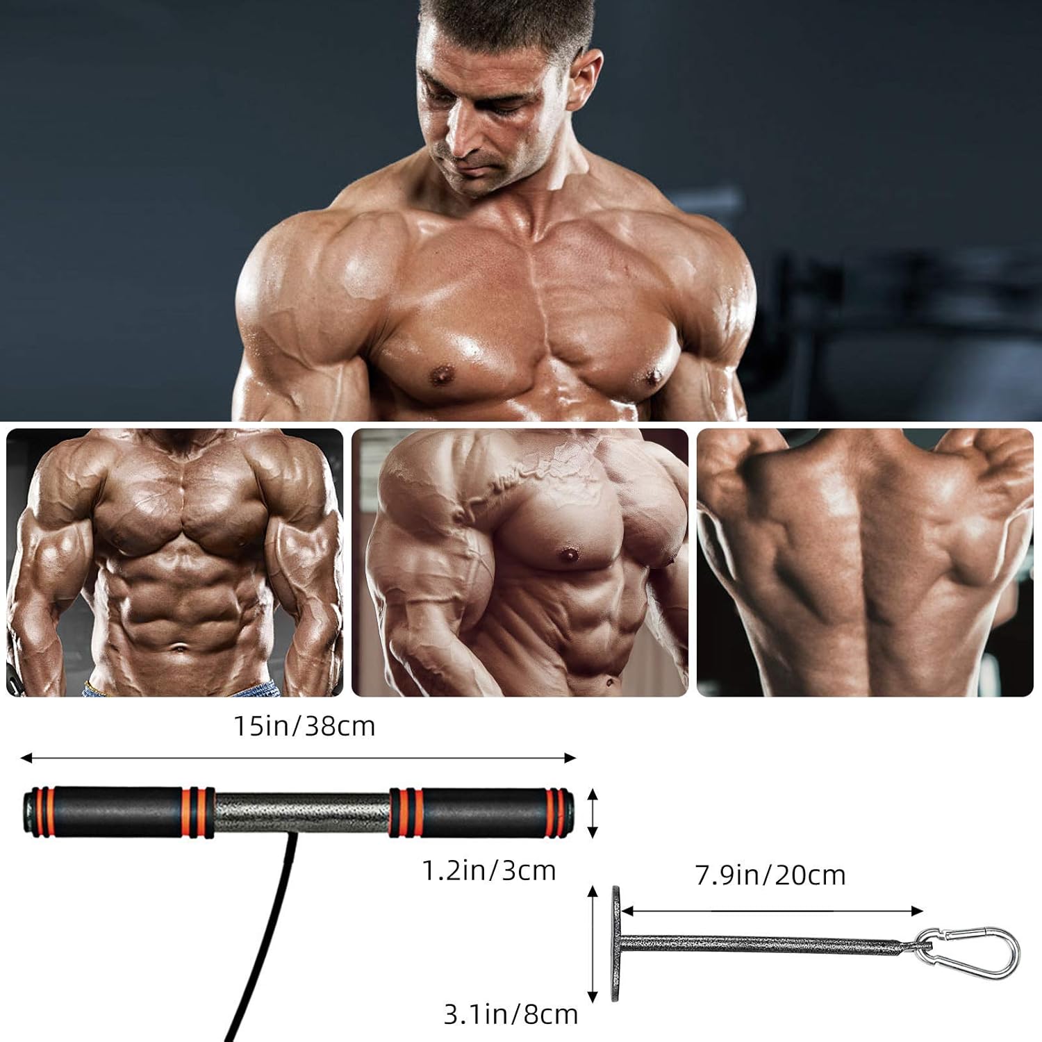 PELLOR LAT Pull Down Machine, Power Tower Adjustable Forearm Wrist Roller Trainer, Arm Strength Training Machine Exercise Pulley Cable System Gym Equipment for Home Workouts : Sports & Outdoors