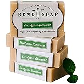 Goat Milk Soap – Natural Skin Care with Coconut & Olive Oil – Body & Hand Soap for Sensitive Skin & Eczema by Bend Soap Co.,