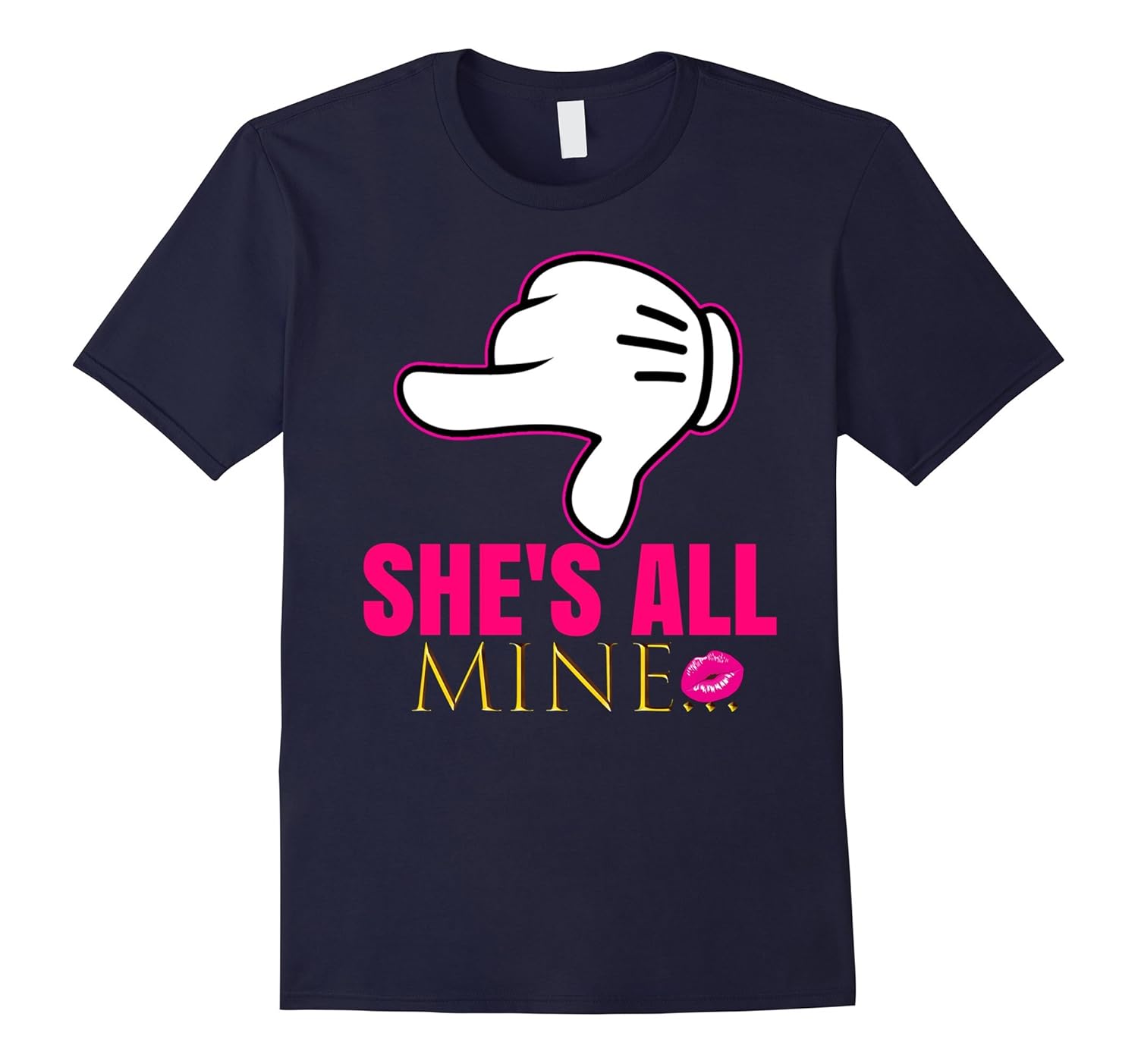 CUTE: She's Mine Lesbian Shirts For Matching Couples-Rose