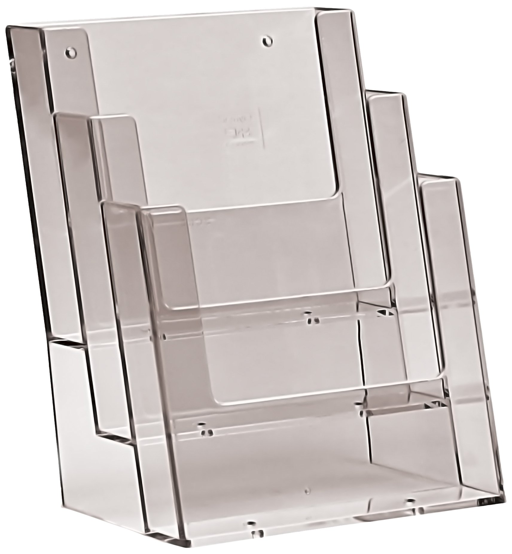 Taymar Three Tier Acrylic Dispenser for A5 Leaflets and Brochures, Clear, 3C160 — image 1