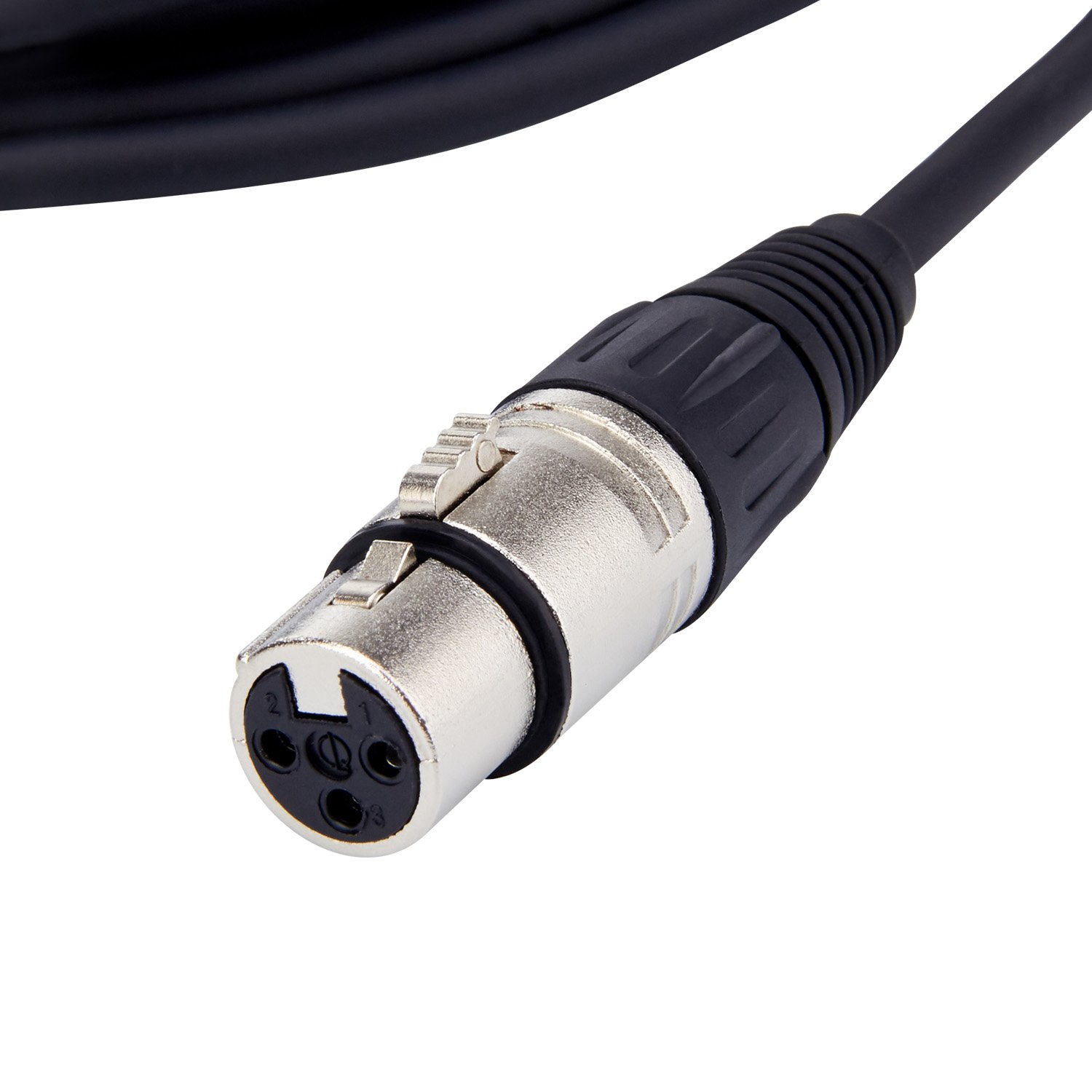 Mugig Cavo Microfono professionale 10M 3-pin XLR bilanciato audio cavo XLR-M a XLR-F per Microfono/Audio con connettore placcato argento per Amplificatori