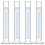 Labasics 4-Pack Borosilicate Glass 250 ml Heavy