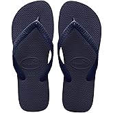 Havaianas Women's Top Flip Flop Sandal, Navy Blue, 7-8 M US