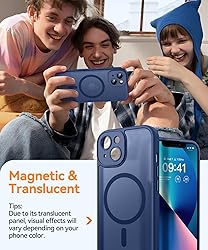 CANSHN Magnetic for iPhone 13 Case, Upgraded [Full